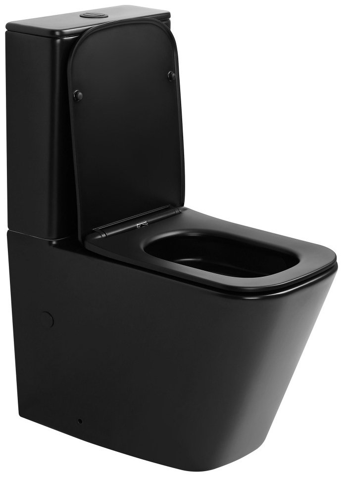 Унитаз Abber Rechteck AC1210TMB черный