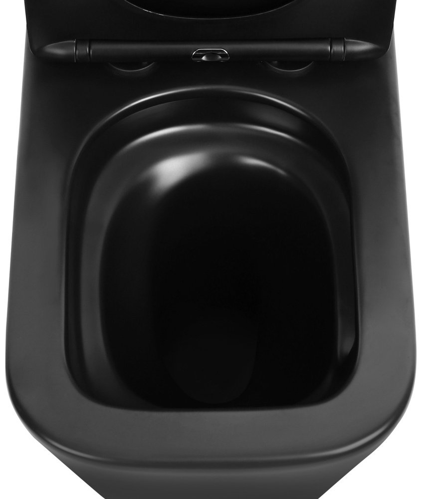 Унитаз Abber Rechteck AC1210TMB черный