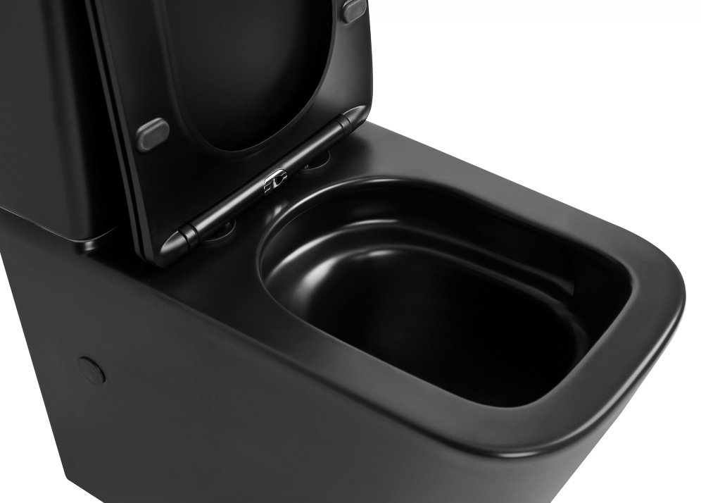 Унитаз Abber Rechteck AC1210TMB черный купить,241700