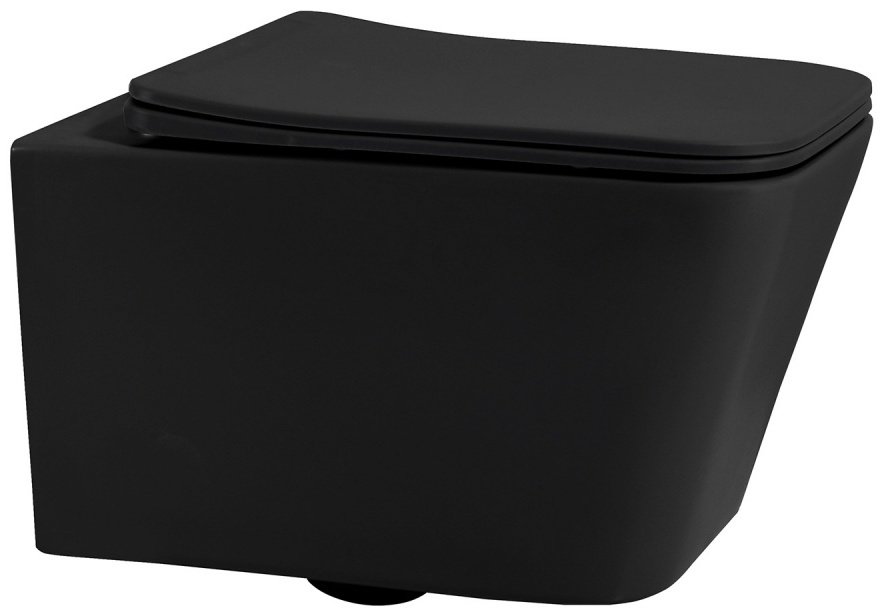 Унитаз Abber Rechteck AC1201MB черный купить,143700