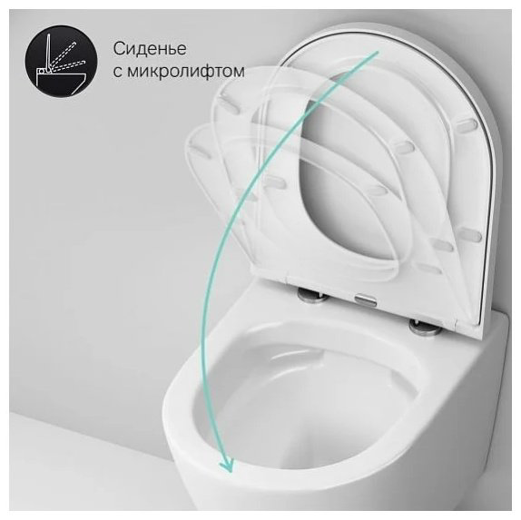 Унитаз AM.PM C741701SC Sense FlashClean белый купить,NaN