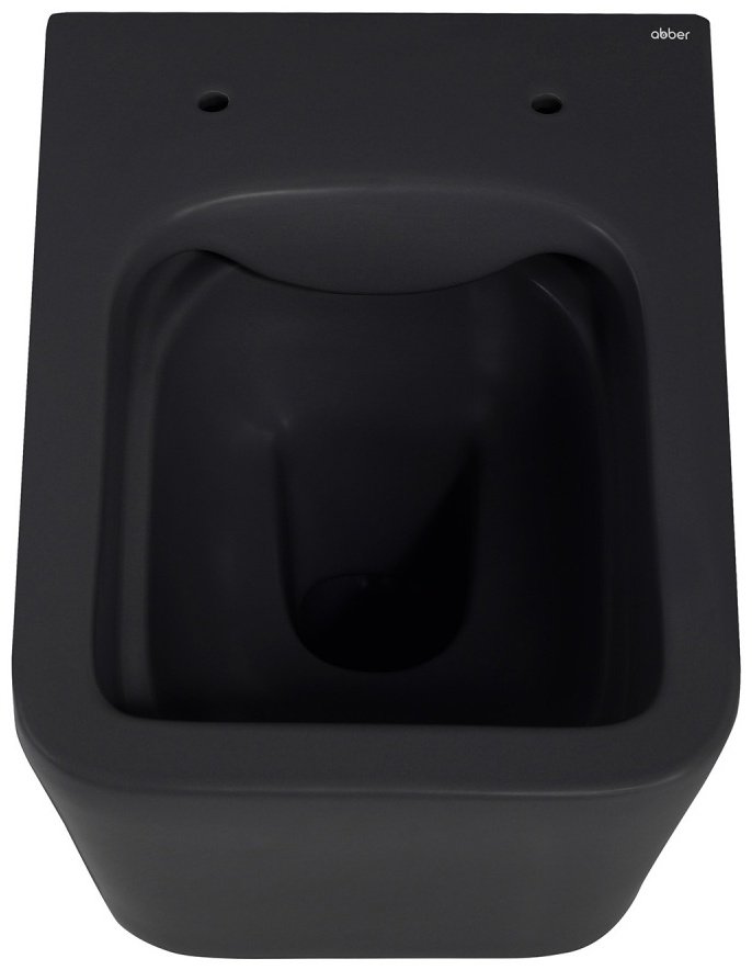 Унитаз Abber Rechteck AC1201MB черный купить,143700