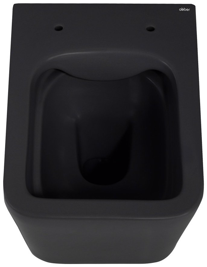 Унитаз Abber Rechteck AC1201MB черный купить,143700