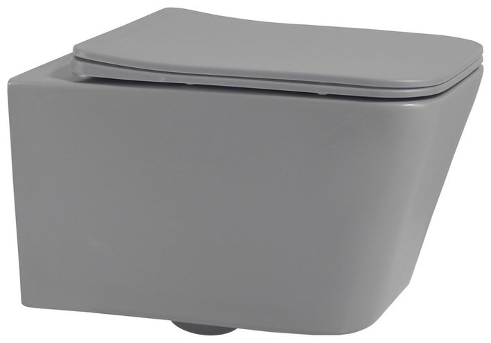 Унитаз Abber Rechteck AC1201MG серый купить,NaN