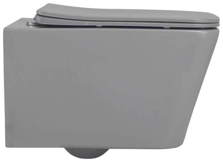 Унитаз Abber Rechteck AC1201MG серый купить,NaN