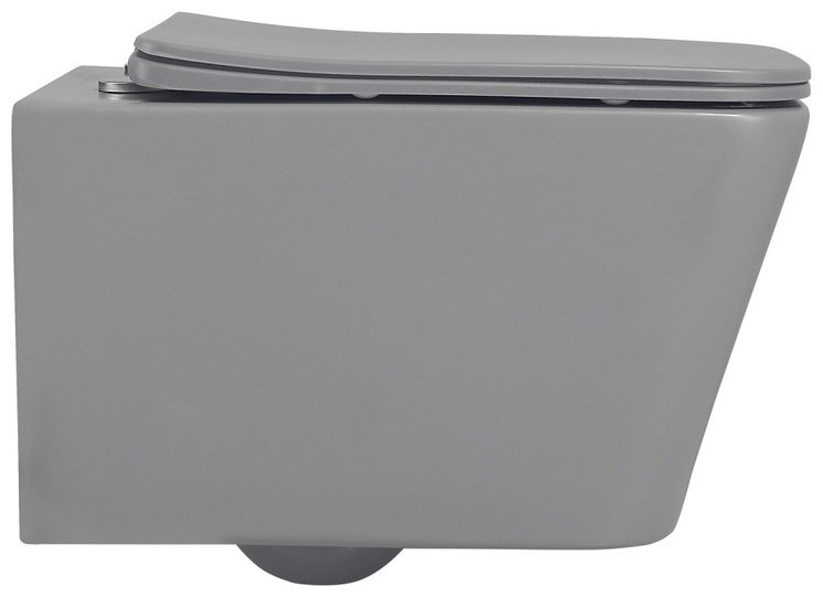 Унитаз Abber Rechteck AC1201MG серый купить,NaN