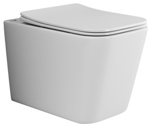 Унитаз Ceramicanova Cubic Rimless CN1806 белый