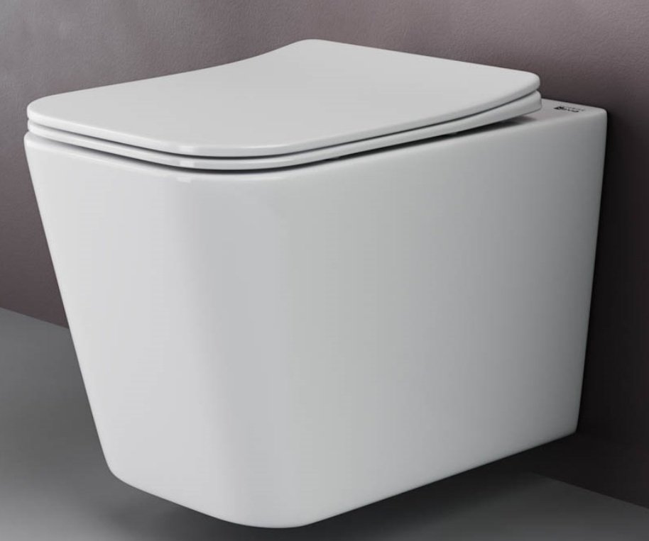 Унитаз Ceramicanova Cubic Rimless CN1806 белый