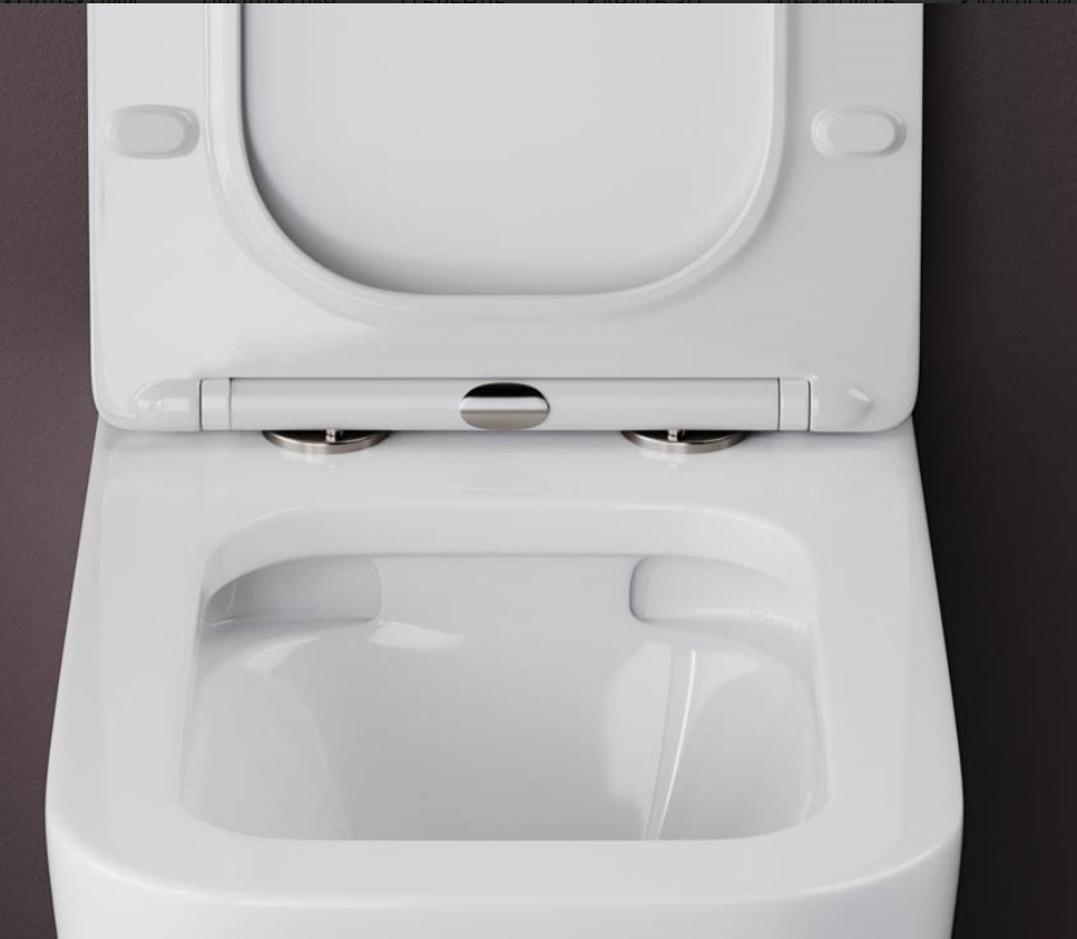 Унитаз Ceramicanova Cubic Rimless CN1806 белый