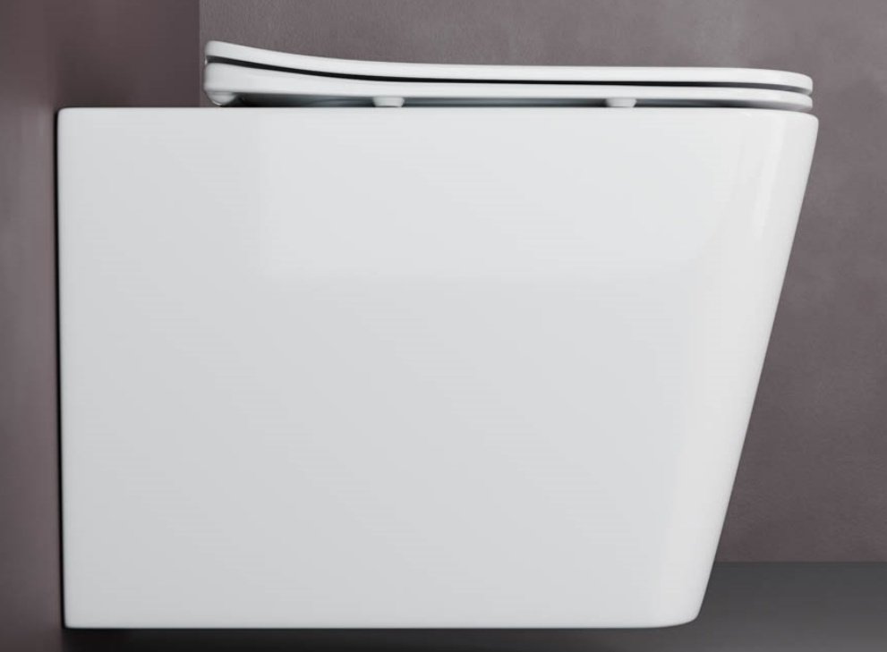 Унитаз Ceramicanova Cubic Rimless CN1806 белый