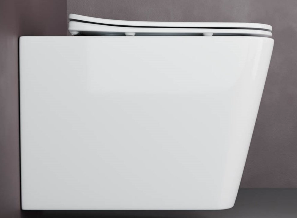 Унитаз Ceramicanova Cubic Rimless CN1806 белый купить,255100