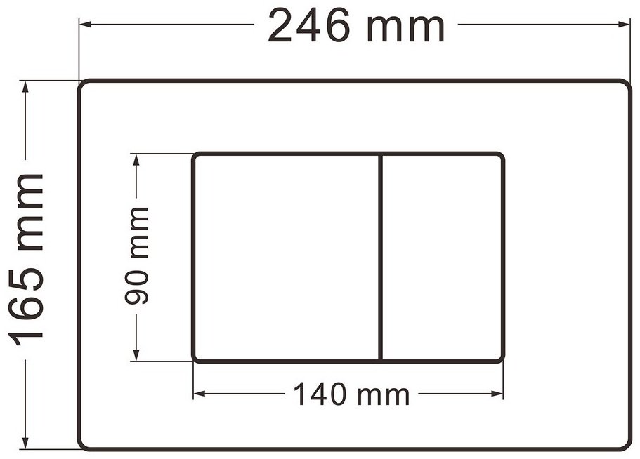 Abber унитаз с инсталляцией Rechteck AC1201MB, санфаянс купить,0