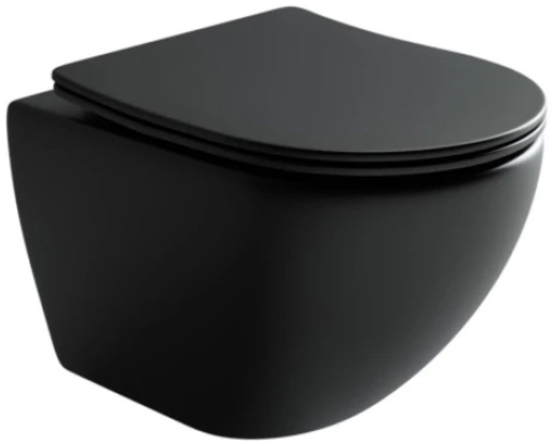 Унитаз Ceramicanova Metropol Rimless CN4002MB черный