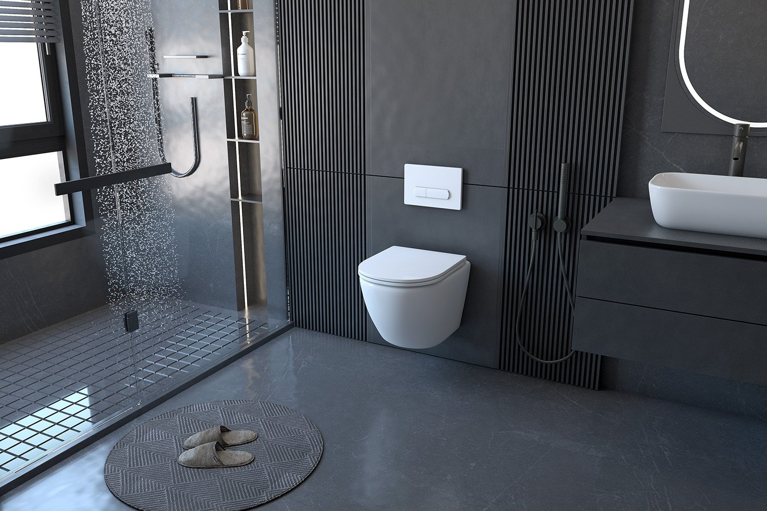 Унитаз Abber AC1100 белый купить,97240