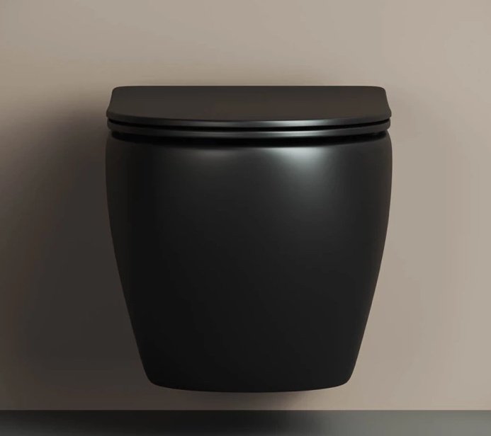 Унитаз Ceramicanova Metropol Rimless CN4002MB черный