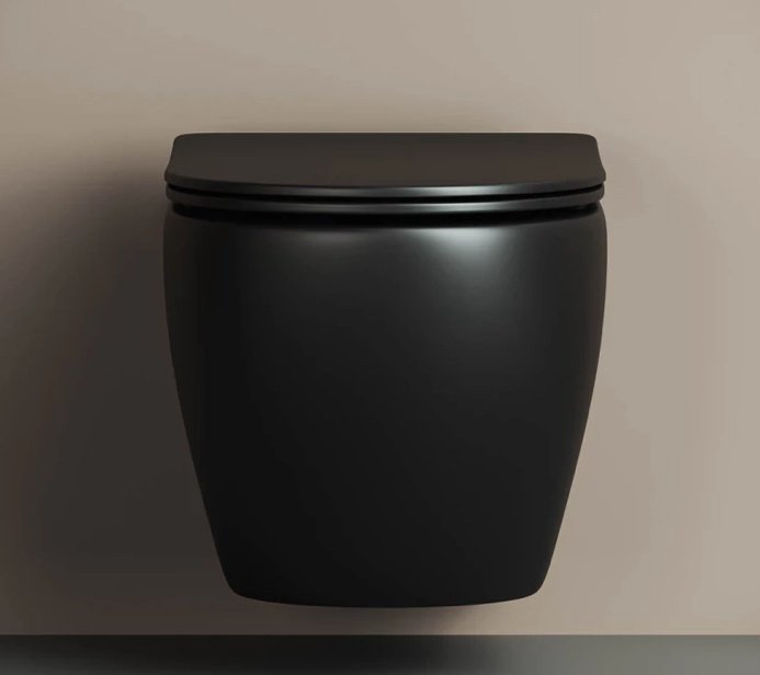 Унитаз Ceramicanova Metropol Rimless CN4002MB черный купить,387510