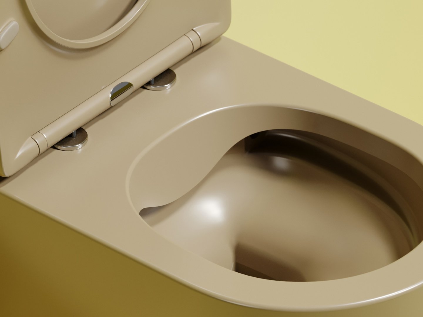 Унитаз Ceramicanova Modena Rimless коричневый