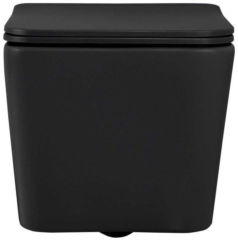 Унитаз Abber Rechteck AC1201MB с инсталляцией черный