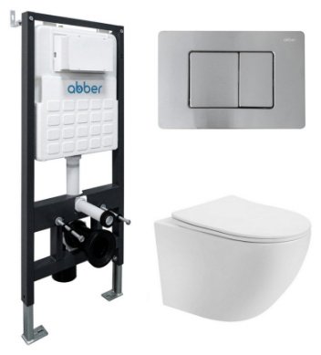 Унитаз Abber AC1100T белый