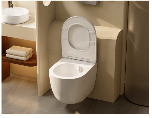 Унитаз Abber AC1100T белый