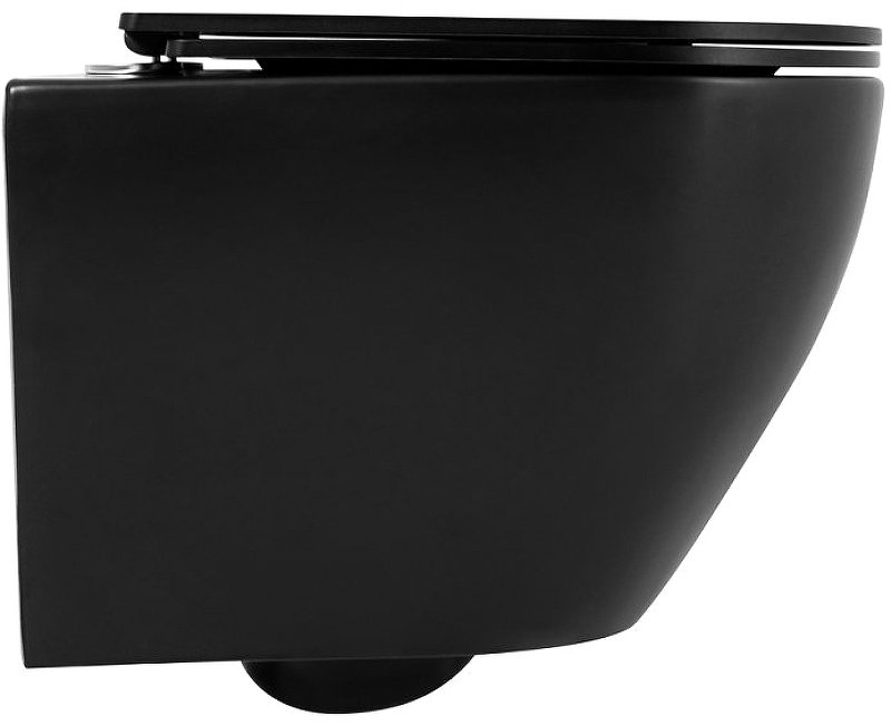 Унитаз BelBagno BB062CHR-MB черный купить,NaN