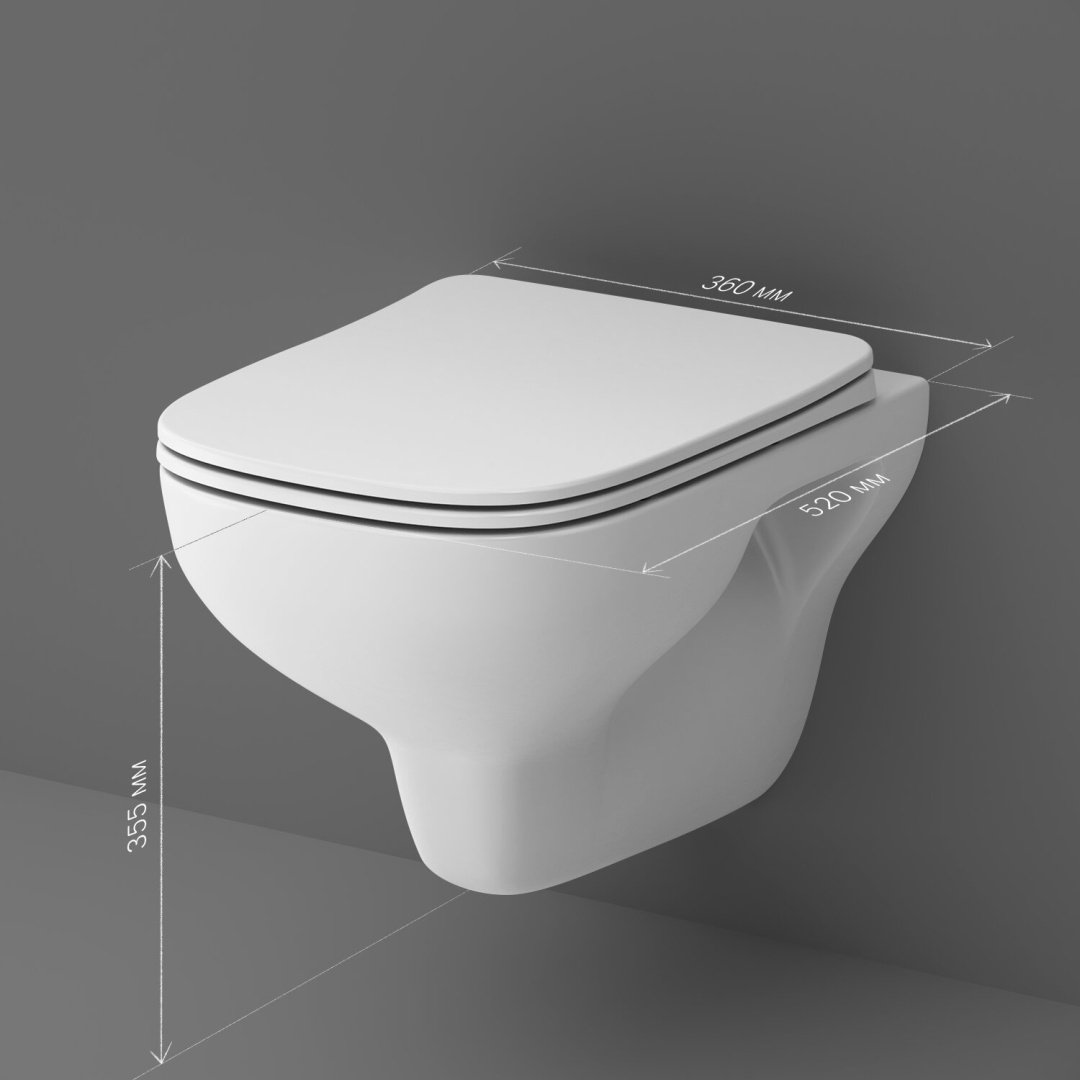 Унитаз AM.PM C85A1702SC X-Joy S белый купить,NaN