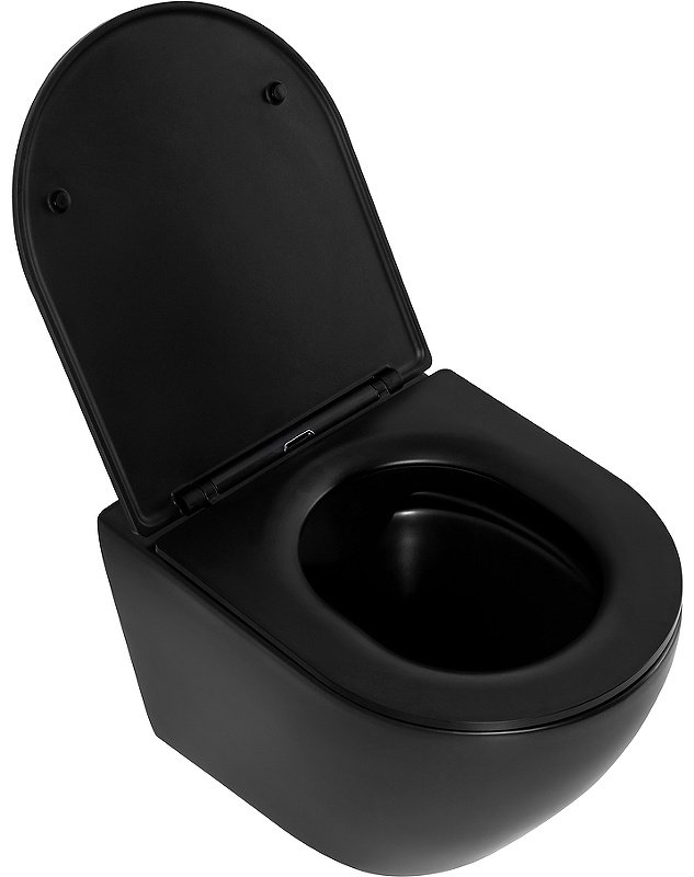 Унитаз BelBagno BB062CHR-MB черный купить,NaN
