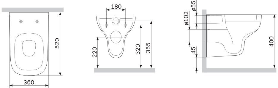 AM.PM унитаз C85A1702SC X-Joy S, санфарфор купить,0