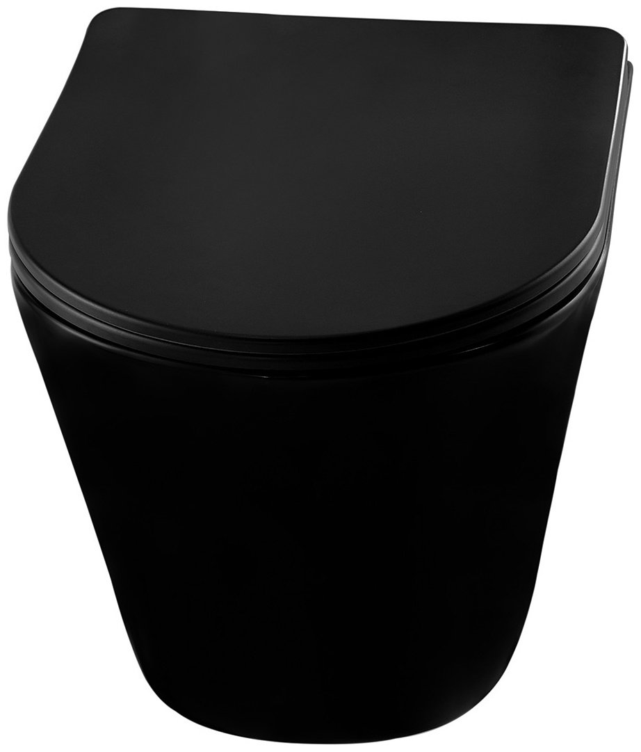 Унитаз Abber AC1102MB черный купить,242600