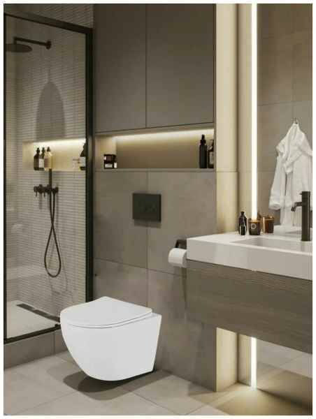 Унитаз BelBagno BB3105CHR/SC/SET.026-081 белый купить,NaN