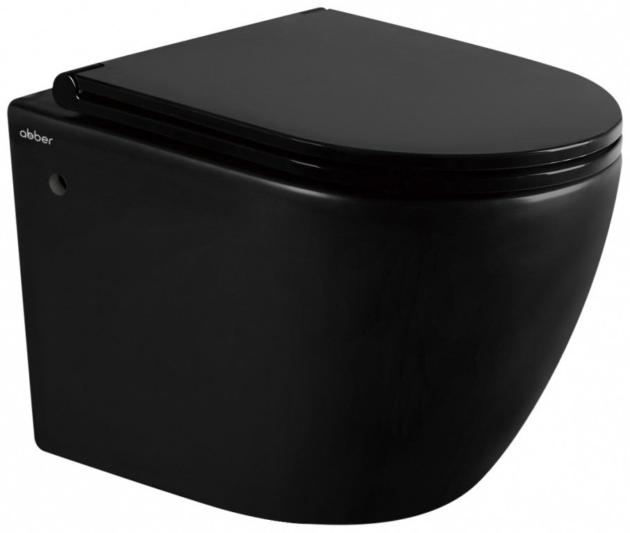 Унитаз Abber AC1103MB черный купить,419200