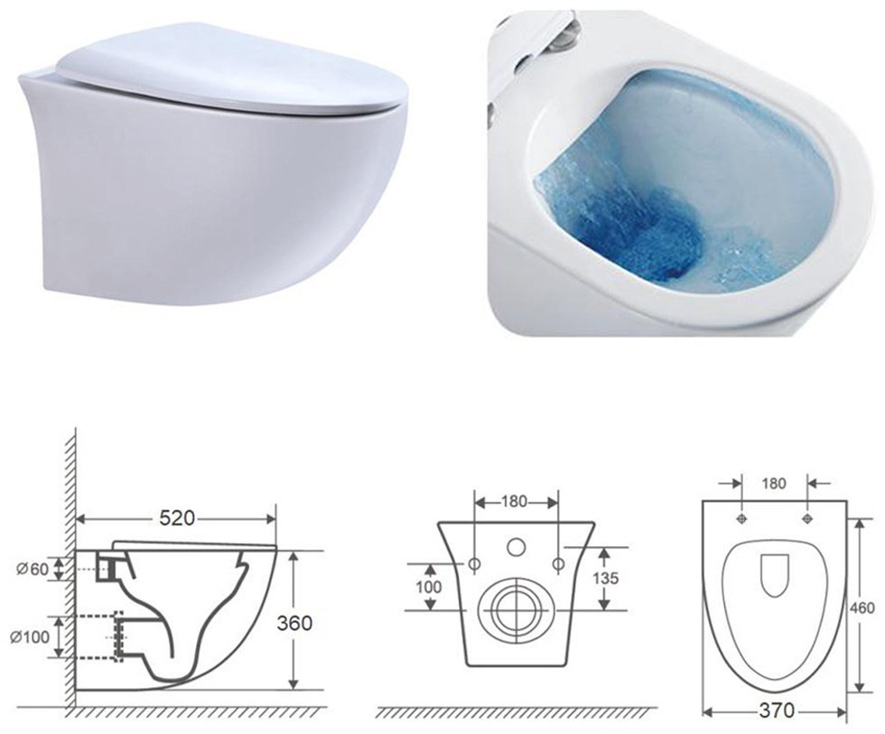 Унитаз Calypso CS207OK белый купить,NaN
