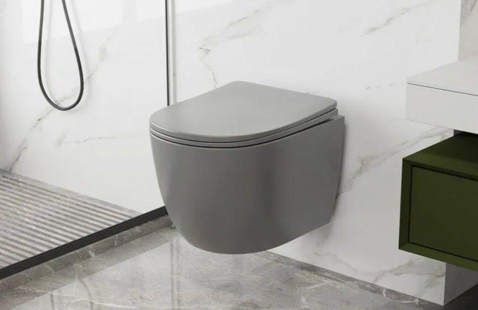 Унитаз Abber AC1103MG серый купить,NaN