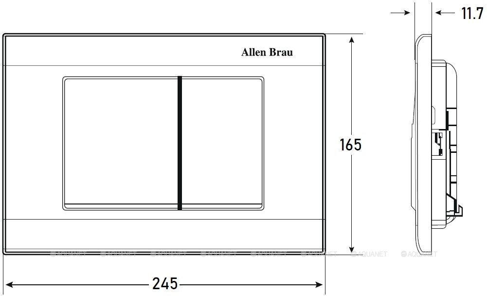 Унитаз Allen Brau 9.11100.20 с инсталляцией белый купить,491570