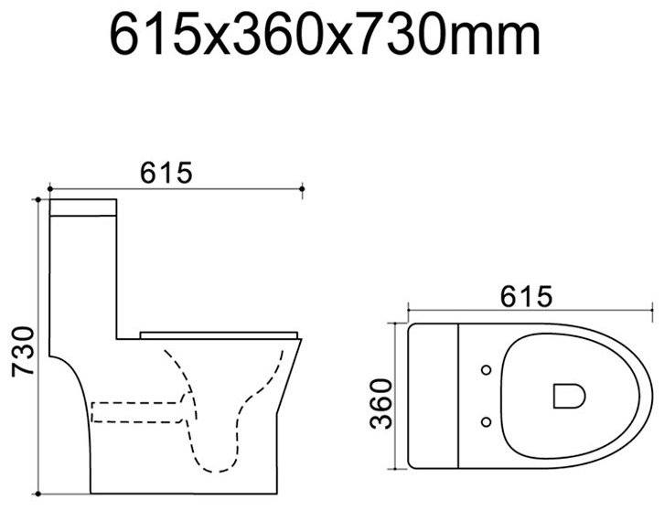 Унитаз Calypso CS3197OK белый купить,NaN