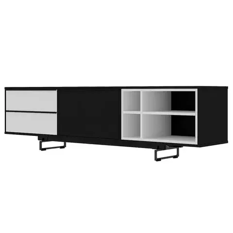 Тумба МАРТ МЕБЕЛЬ Милан 1800 Black - ForteMarket Тумба МАРТ МЕБЕЛЬ Милан 1800 Black купить,0