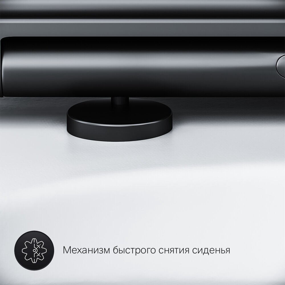 Унитаз AM.PM C901700SCmb черно-белый купить,NaN