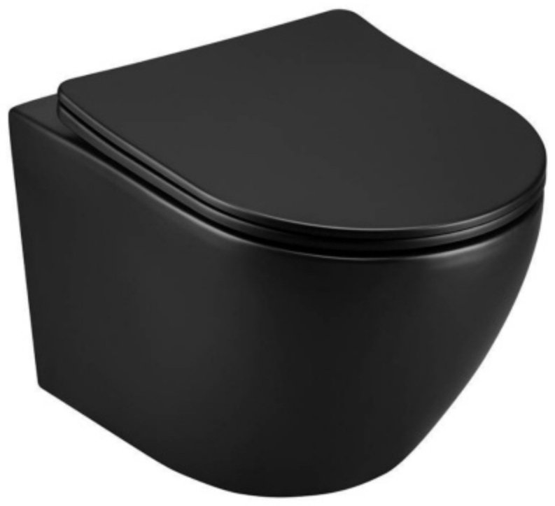 Унитаз Calypso CS46UQ-MB-OK черный купить,NaN
