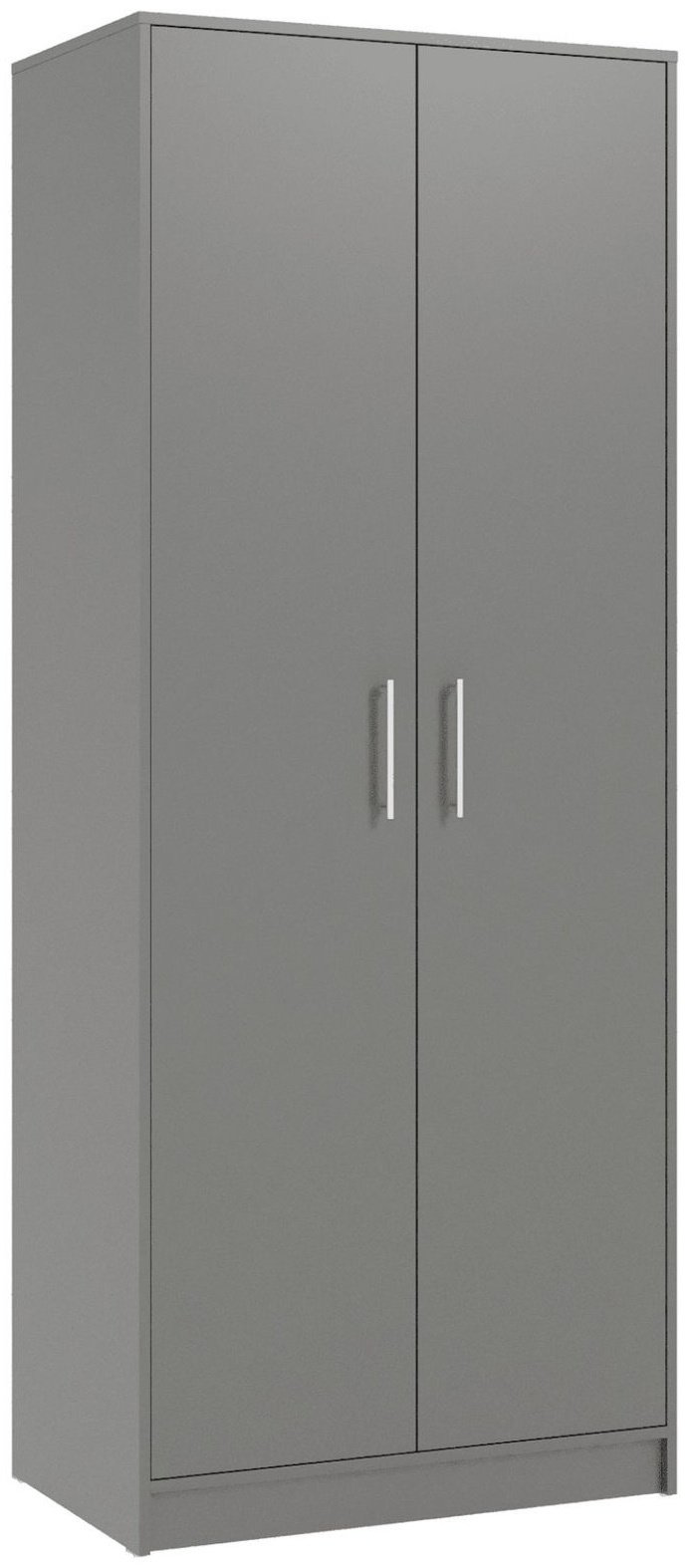 Распашной шкаф ILMER ШП-2021, 80x186х50 см, серый купить,68990