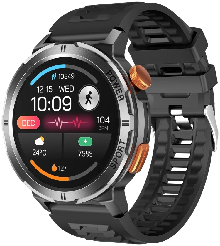 Смарт-часы YEPO S5 50 мм Black