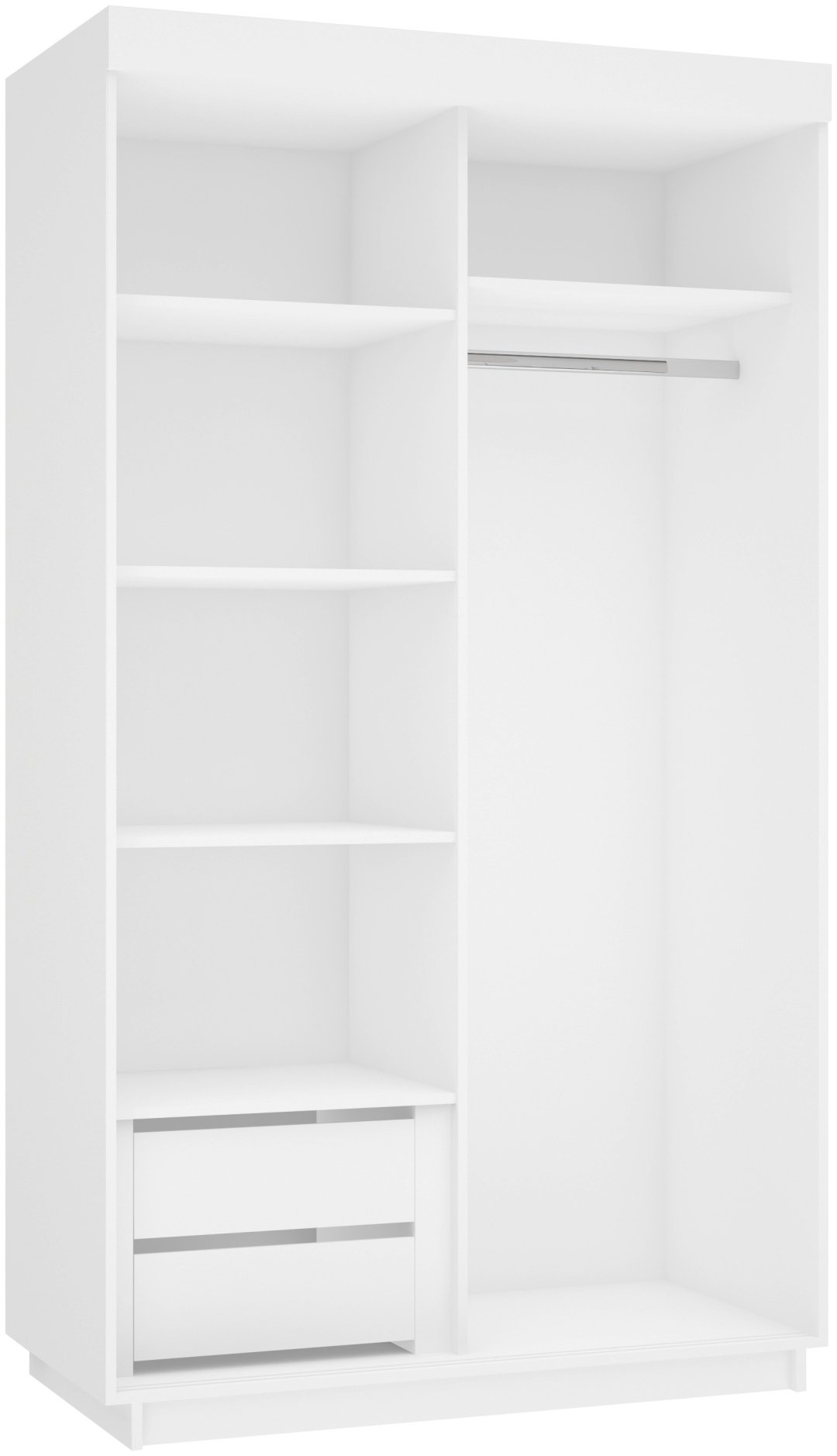 Шкаф-купе Мебель Азии Lite 2 120, 120x212х59.5 см, белый - ForteMarket Шкаф-купе Мебель Азии Lite 2 120, 120x212х59.5 см, белый купить,0