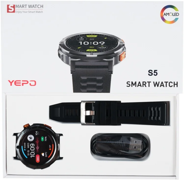 Смарт-часы YEPO S5 50 мм Blue - ForteMarket Смарт-часы YEPO S5 50 мм Blue купить,0