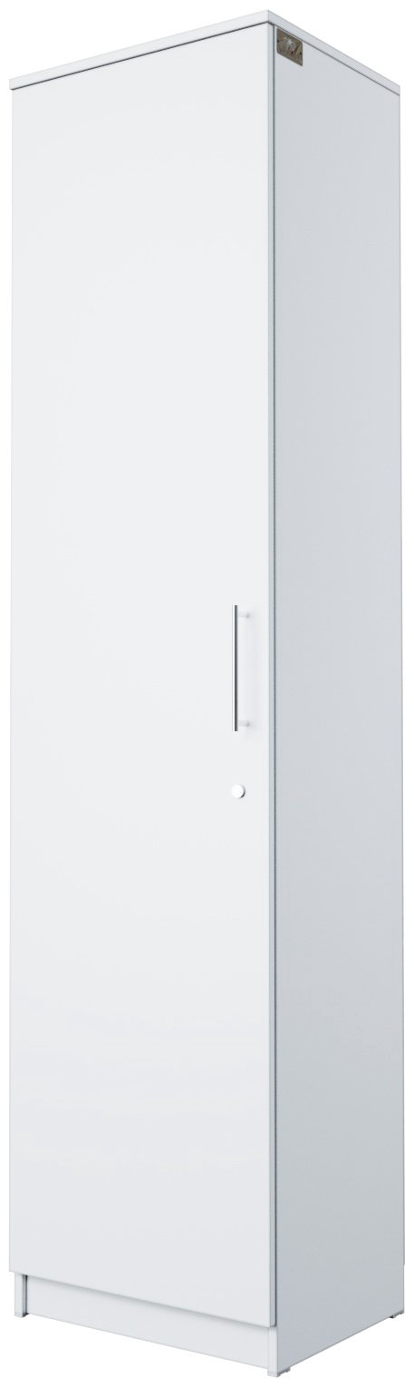 Шкаф распашной Мебель Азии Классик 50.2x200х40см белый купить,42990