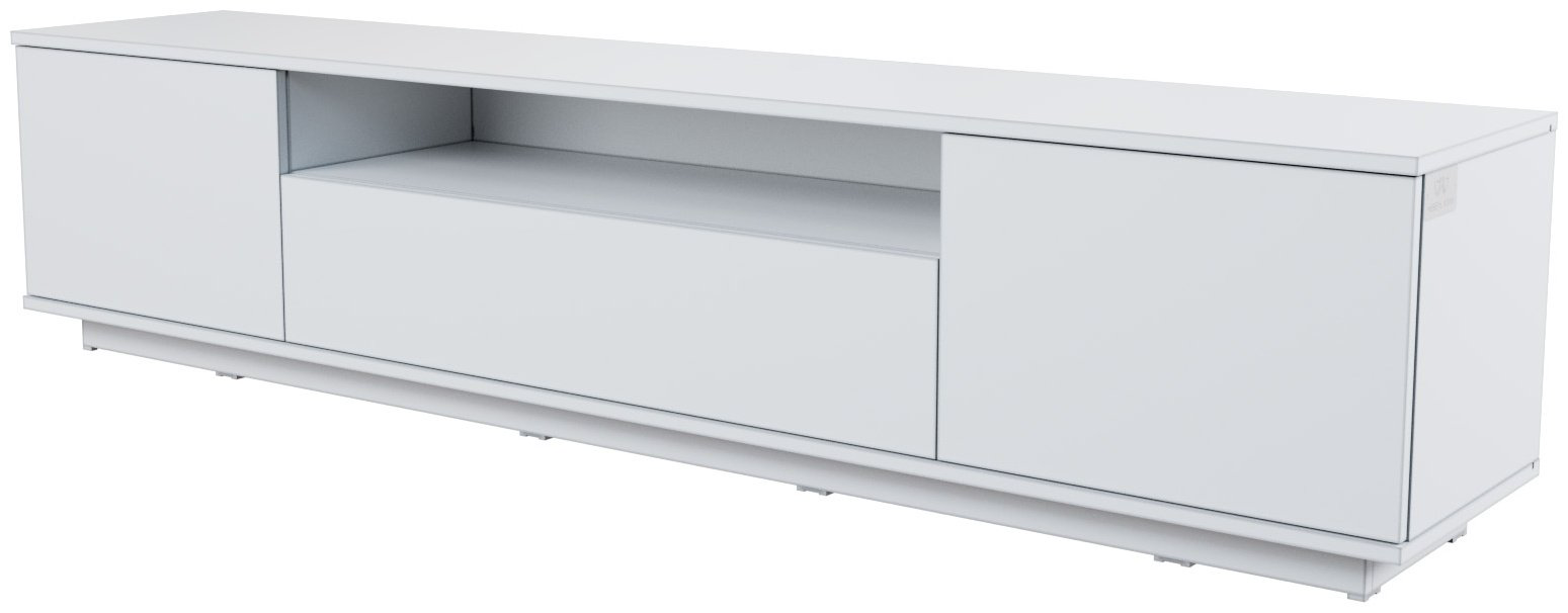 ТВ-тумба напольная Мебель Азии Марли 1800 180.2x40.5x35см белый купить,39990