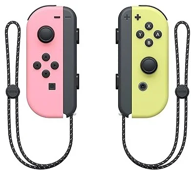 Игровой контроллер Nintendo Switch Joy-Con розовый/желтый