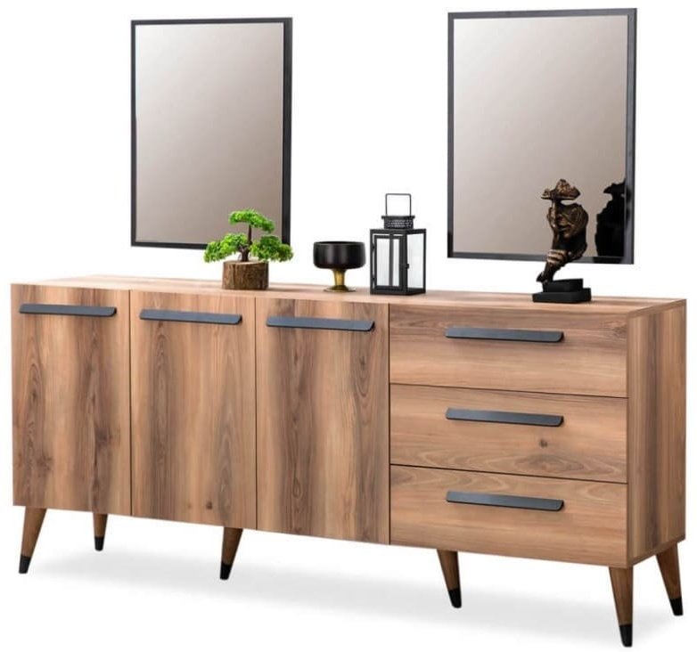 Комод Мебель Азии Эмполи, 190x43x84 см, коричневый