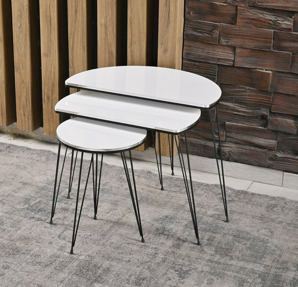 Мебель Азии KD-AHM0109, 60x40x53, белый, золотой