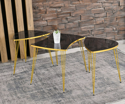 Мебель Азии KD-AHM077, 120x33x50, черный, золотой