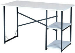 Стол письменный Мебель Азии AHC-251, 120х60x72 см, черный, белый