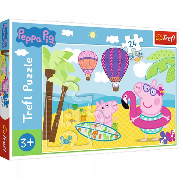 Пазл Trefl Peppa Pig Свинка Пеппа на каникулах 24дет купить,NaN